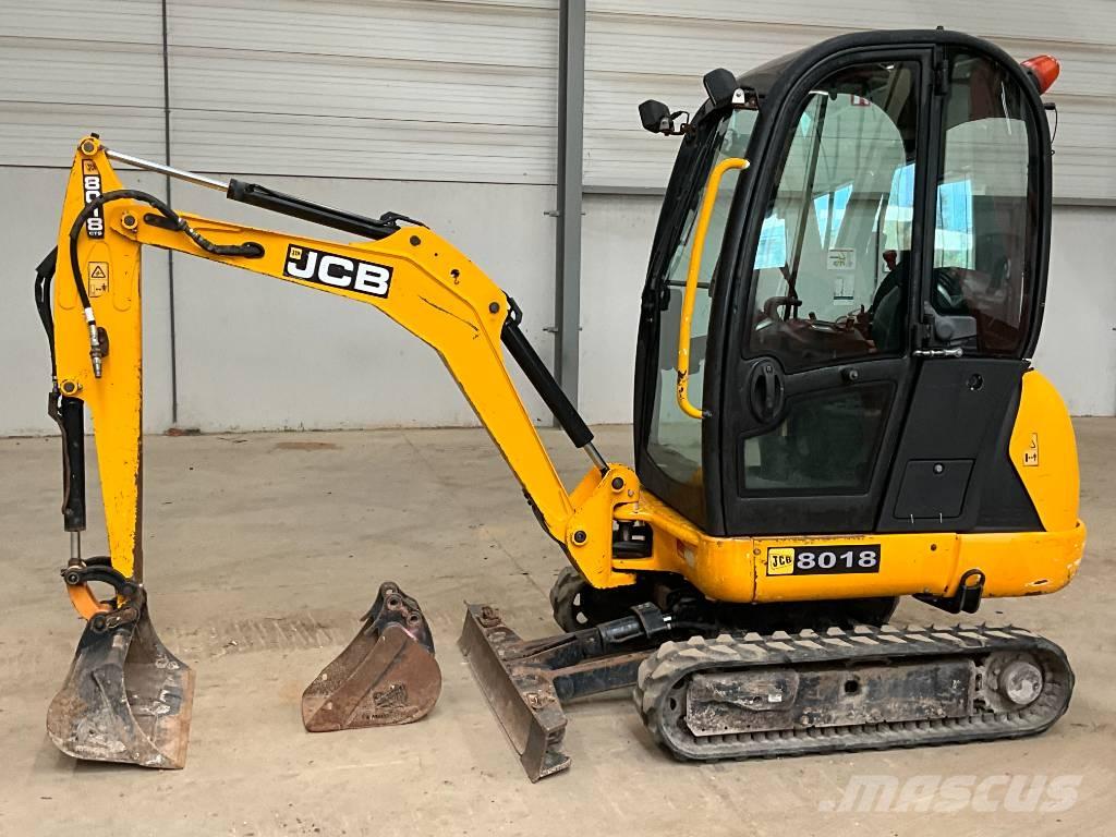 JCB 8018 حفارات صغيرة أقل من 7 طن (حفارات صغيرة)