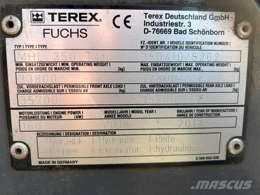 Fuchs MHL350F مناولات المخلفات / مناولات صناعية