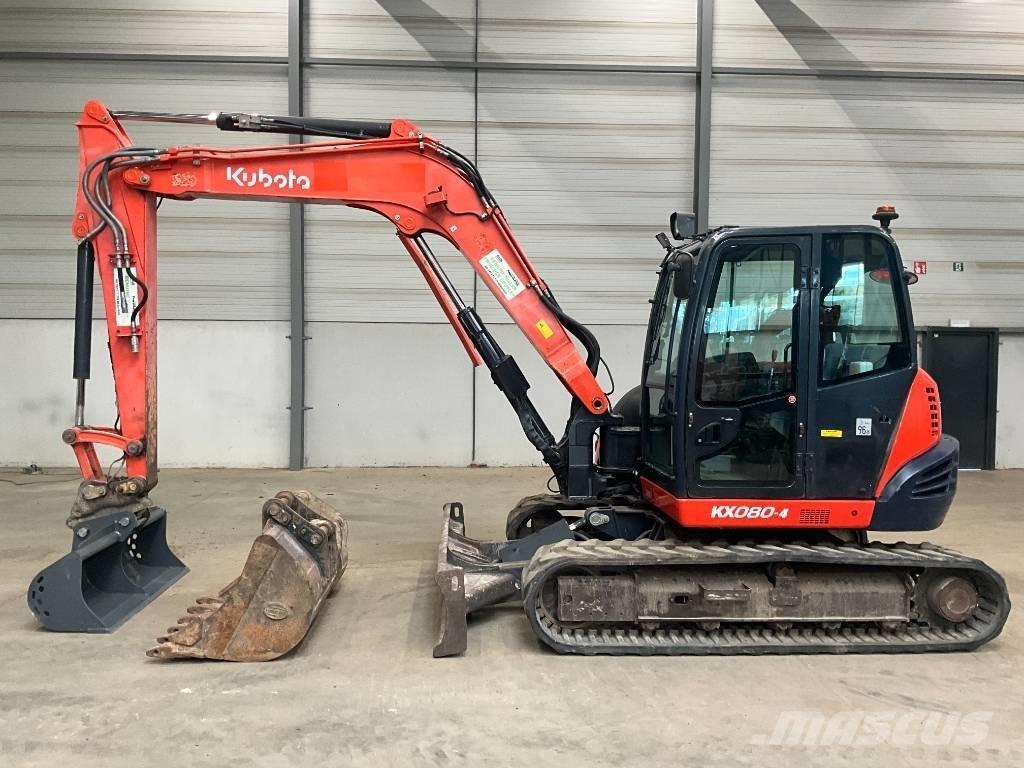 Kubota KX 080-4 حفارات وسط 7 طن - 12 طن