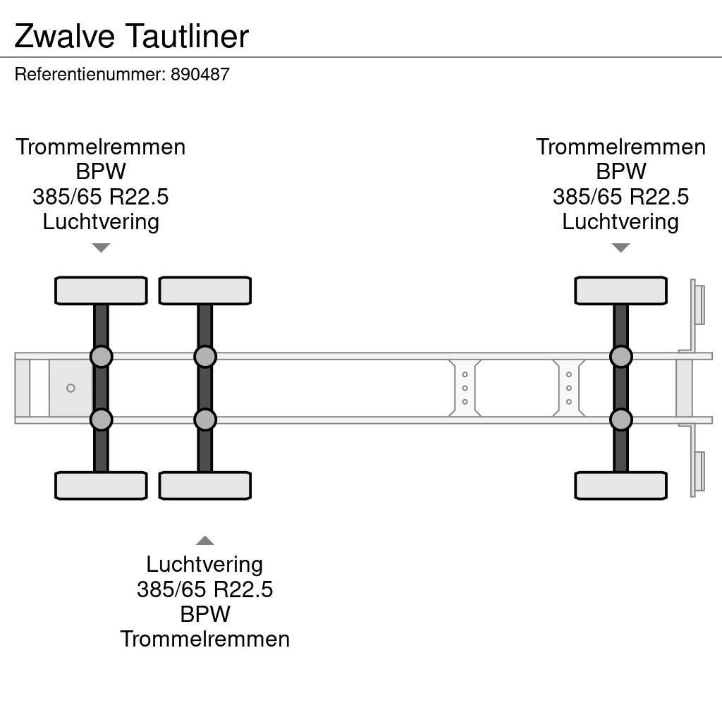 Zwalve Tautliner نصف مقطورات بباب جانبي