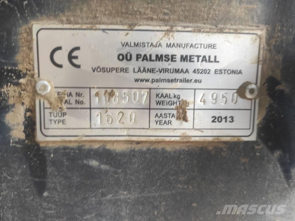 Palmse Trailer 1620L مقطورات قلابة