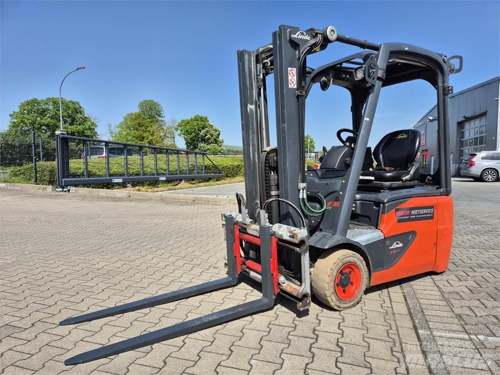 Linde E16C-02 شاحنات ذات رافعات شوكية تعمل بالكهرباء