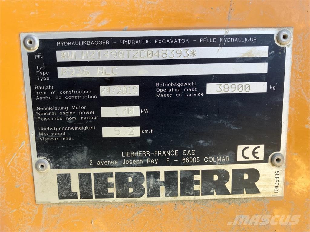 Liebherr R936 حفارات زحافة