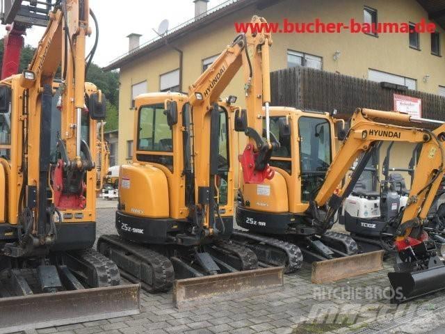Hyundai R 25 Z-9A حفارات صغيرة أقل من 7 طن (حفارات صغيرة)