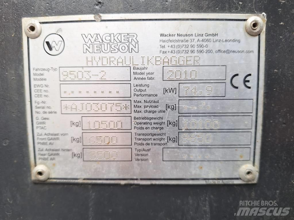 Wacker Neuson 9503-2 حفارات بعجل