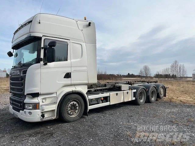 Scania R 560 8*4 شاحنات الرافعات الخطافية
