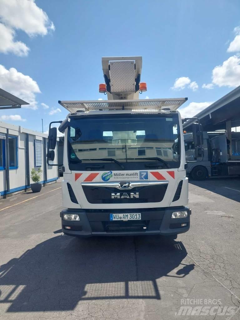 Palfinger P 300 KS المنصات الهوائية المثبتة على شاحنة