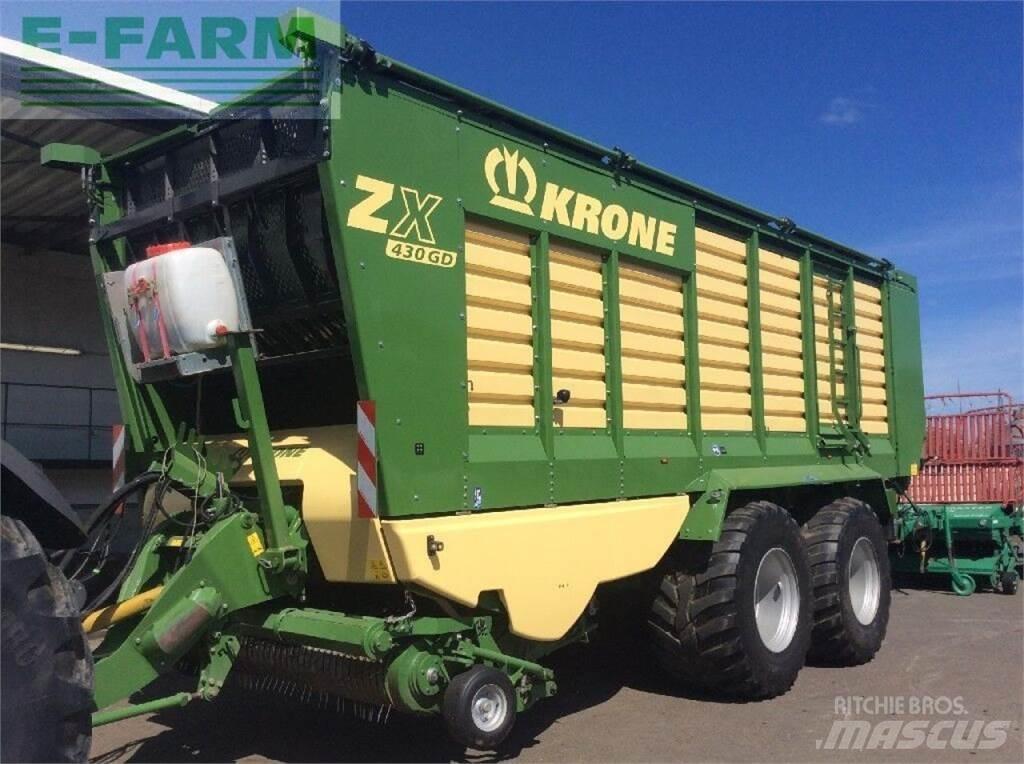 Krone zx 430 gd مقطورة حبوب
