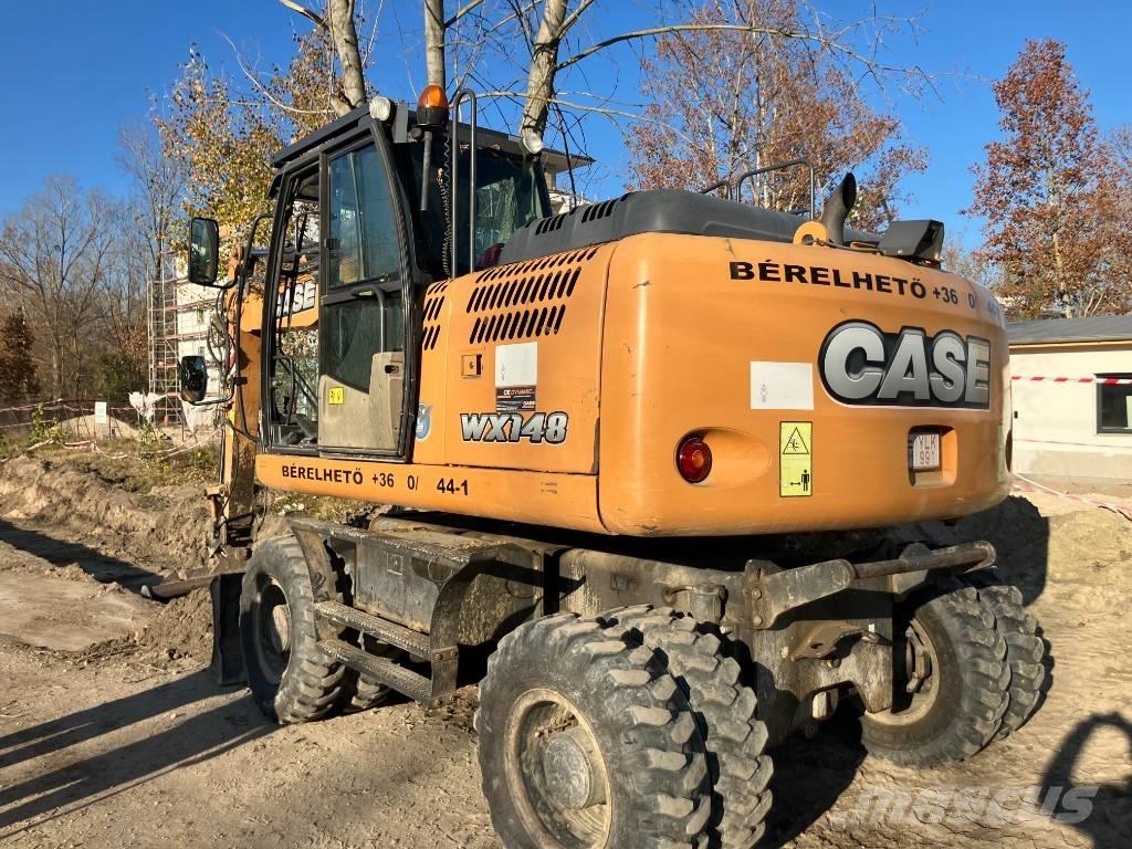 CASE WX 148 حفارات بعجل