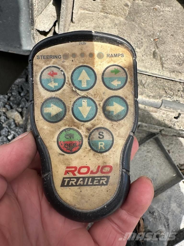 Rojo Trailer GPE3 EG نصف مقطورة مسطحة منخفضة