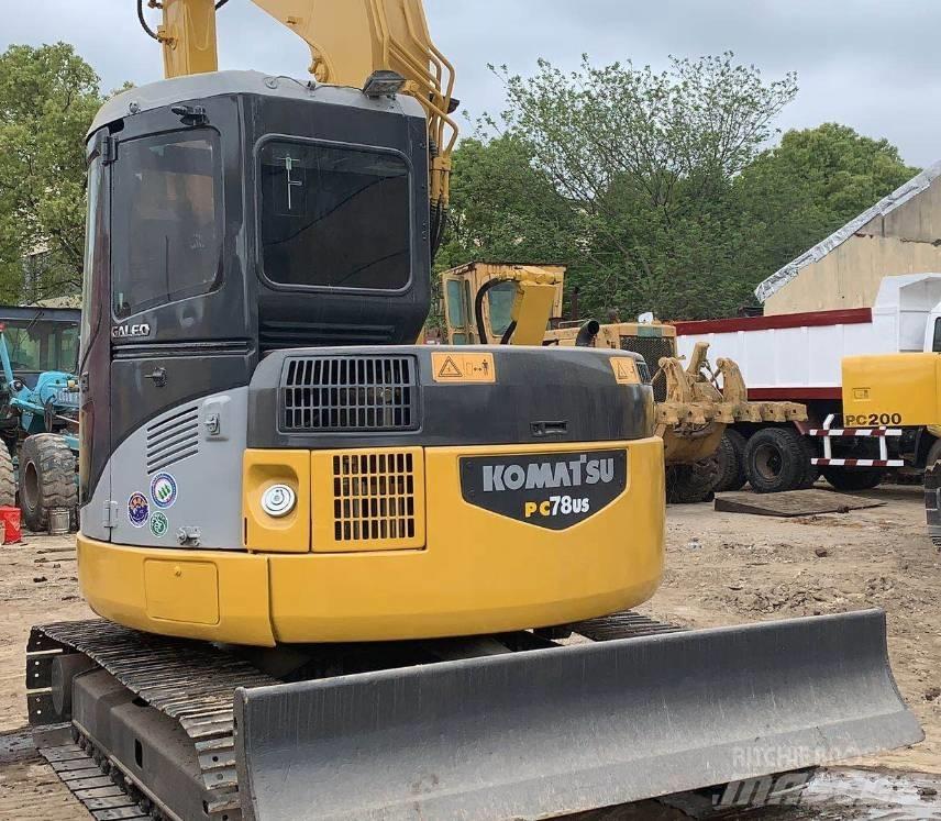 Komatsu pc78us حفارات وسط 7 طن - 12 طن