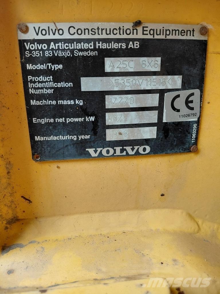 Volvo A 25 C ساحبات مفصلية