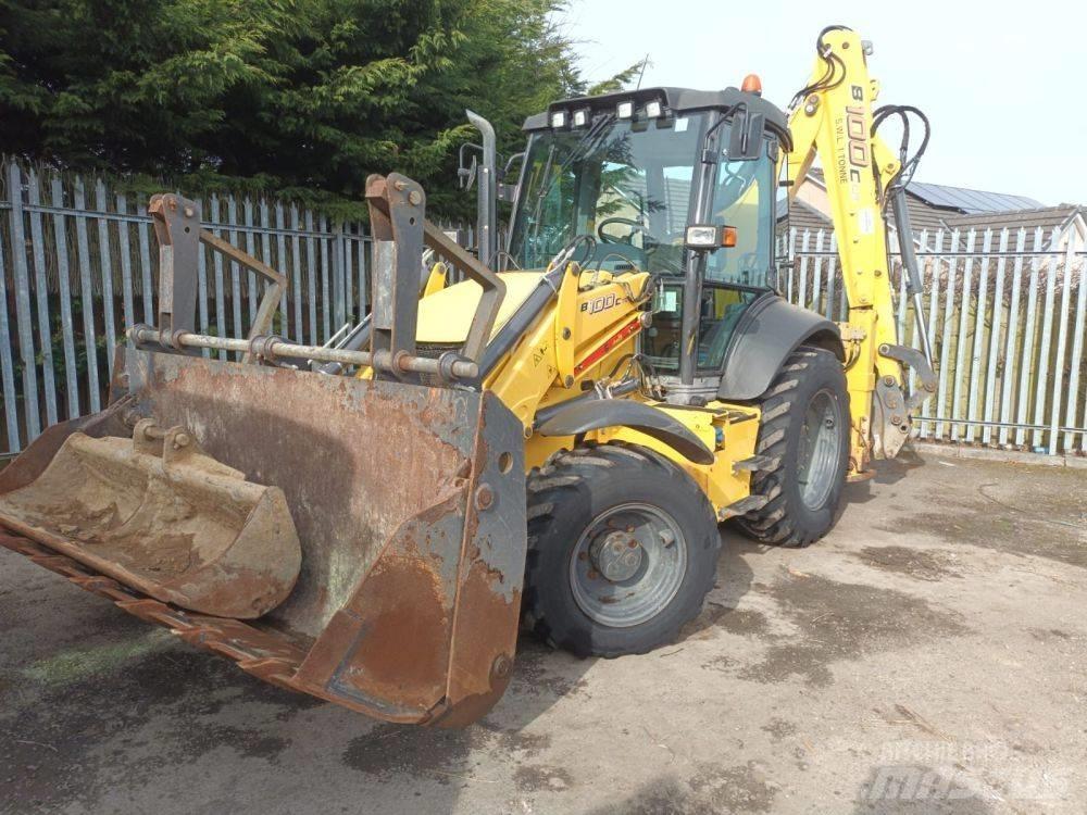 New Holland B 100 لوادر ذات جرافات عكسية