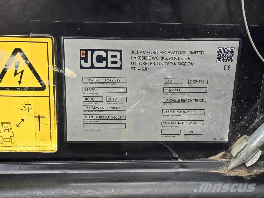 JCB 540-140 مناولات متداخلة