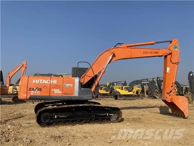 Hitachi zx210 حفارات زحافة
