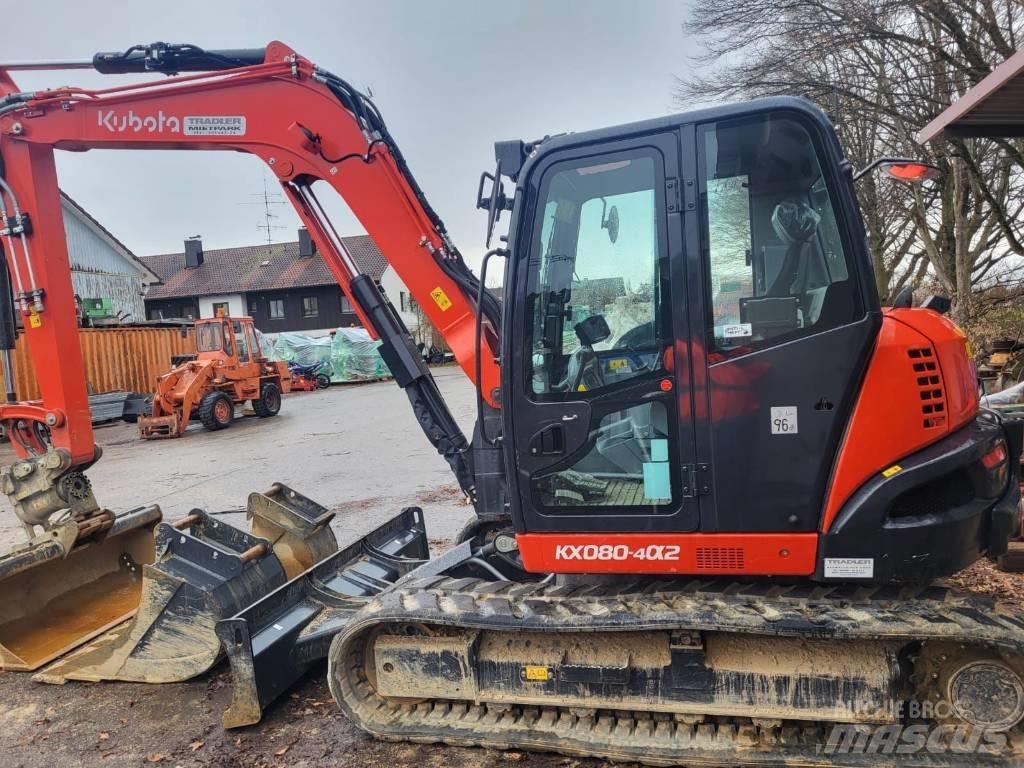 Kubota KX 080-4 حفارات صغيرة أقل من 7 طن (حفارات صغيرة)