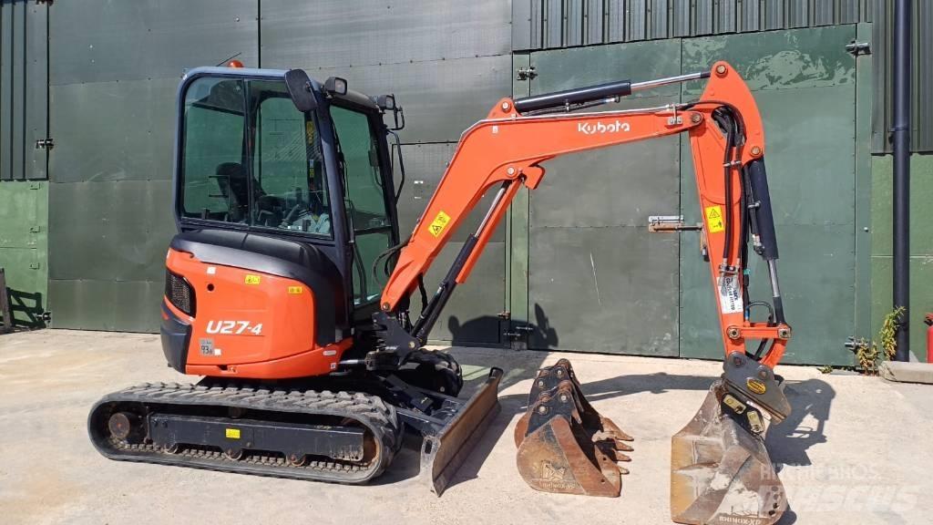 Kubota U 27-4 حفارات صغيرة أقل من 7 طن (حفارات صغيرة)