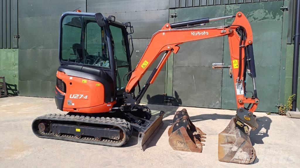 Kubota U 27-4 حفارات صغيرة أقل من 7 طن (حفارات صغيرة)