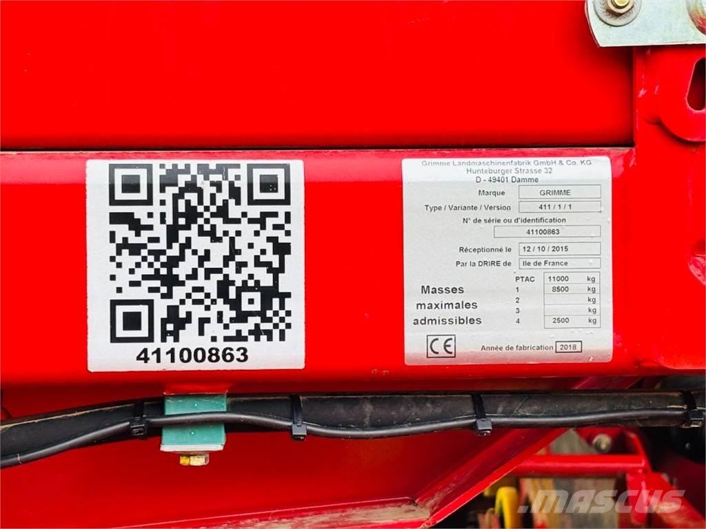 Grimme SE 260 UB حفارات وحصادات البطاطس
