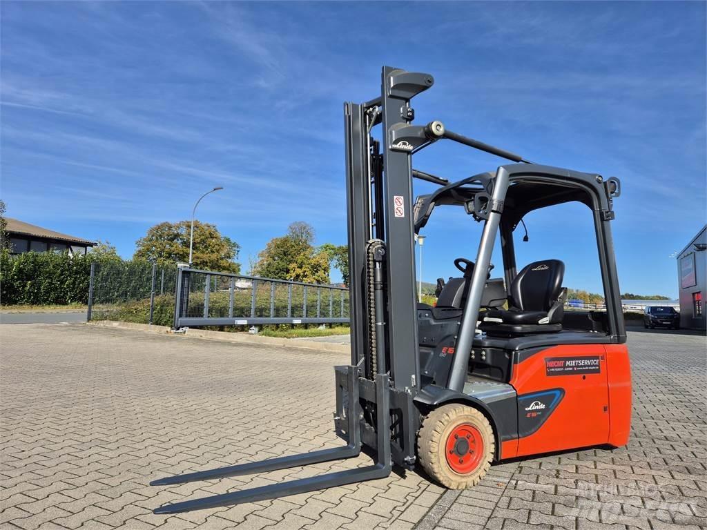 Linde E16-02 شاحنات ذات رافعات شوكية تعمل بالكهرباء