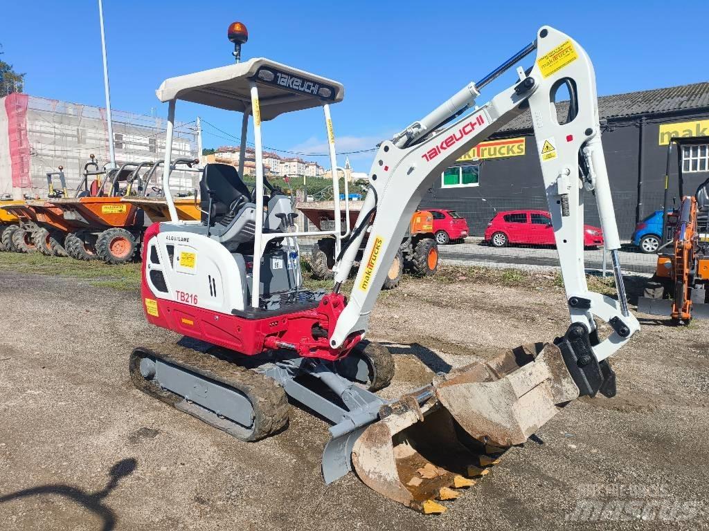 Takeuchi TB 216 حفارات صغيرة أقل من 7 طن (حفارات صغيرة)