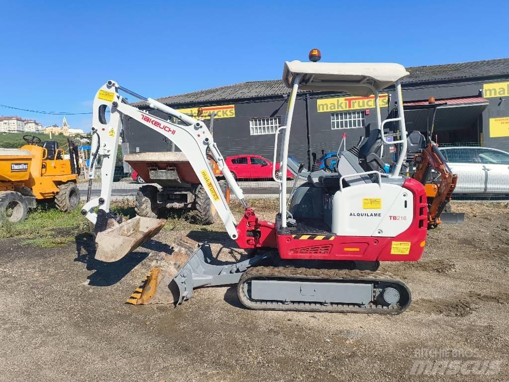 Takeuchi TB 216 حفارات صغيرة أقل من 7 طن (حفارات صغيرة)