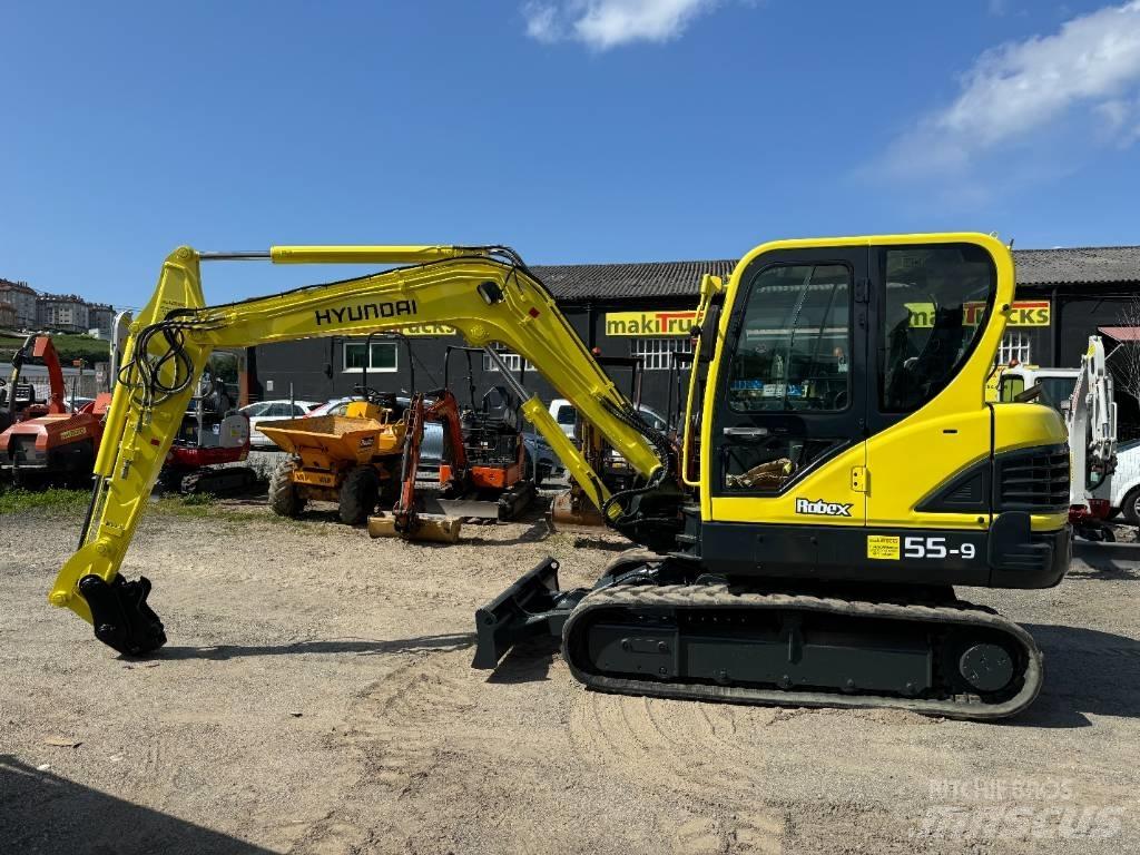 Hyundai Robex 55-9 حفارات صغيرة أقل من 7 طن (حفارات صغيرة)