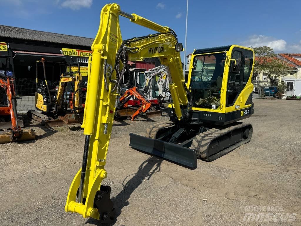 Hyundai Robex 55-9 حفارات صغيرة أقل من 7 طن (حفارات صغيرة)