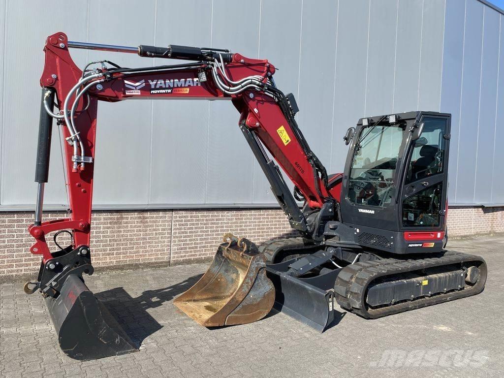 Yanmar VIO80-2PB حفارات وسط 7 طن - 12 طن