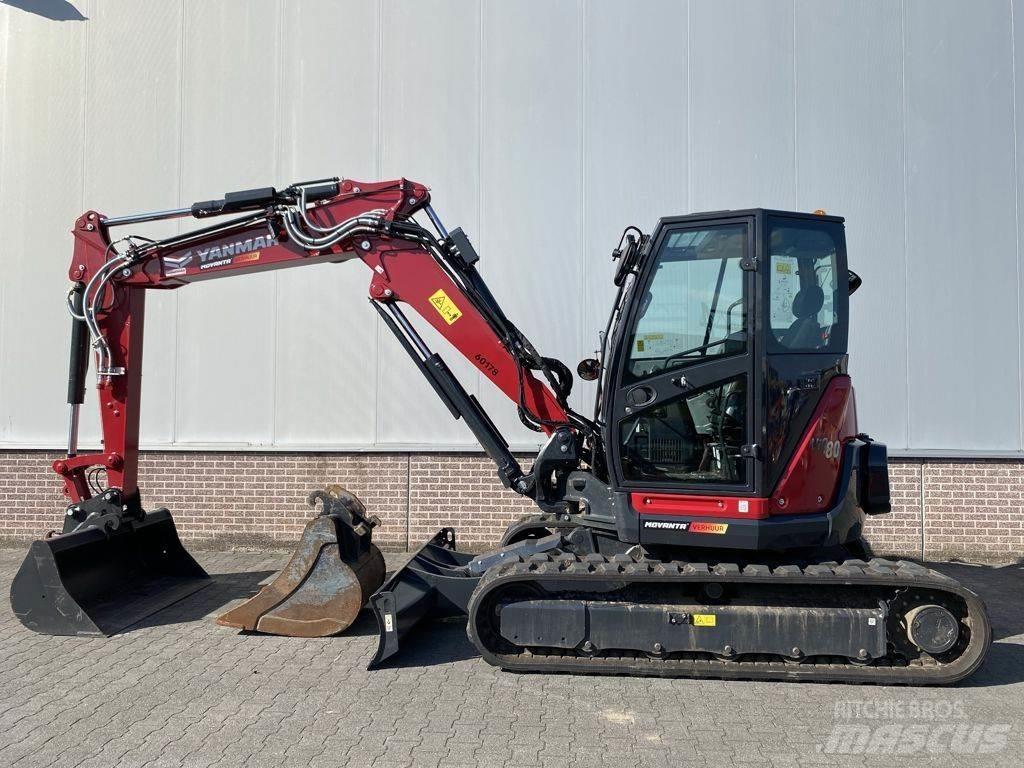 Yanmar VIO80-2PB حفارات وسط 7 طن - 12 طن