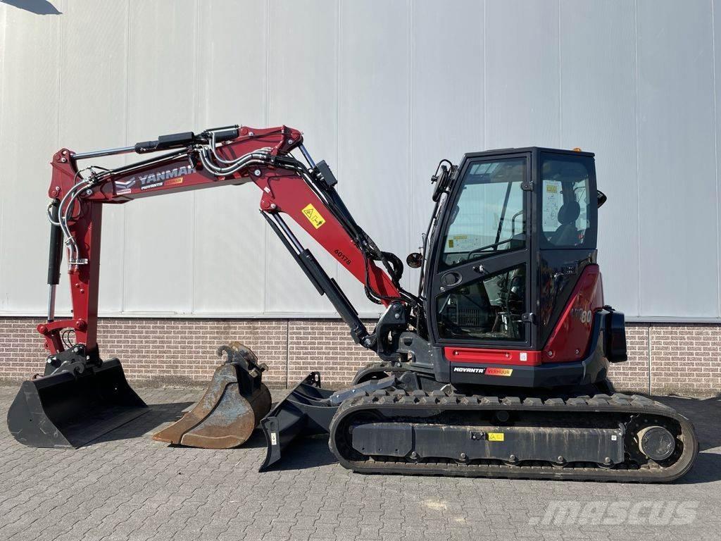 Yanmar VIO80-2PB حفارات وسط 7 طن - 12 طن