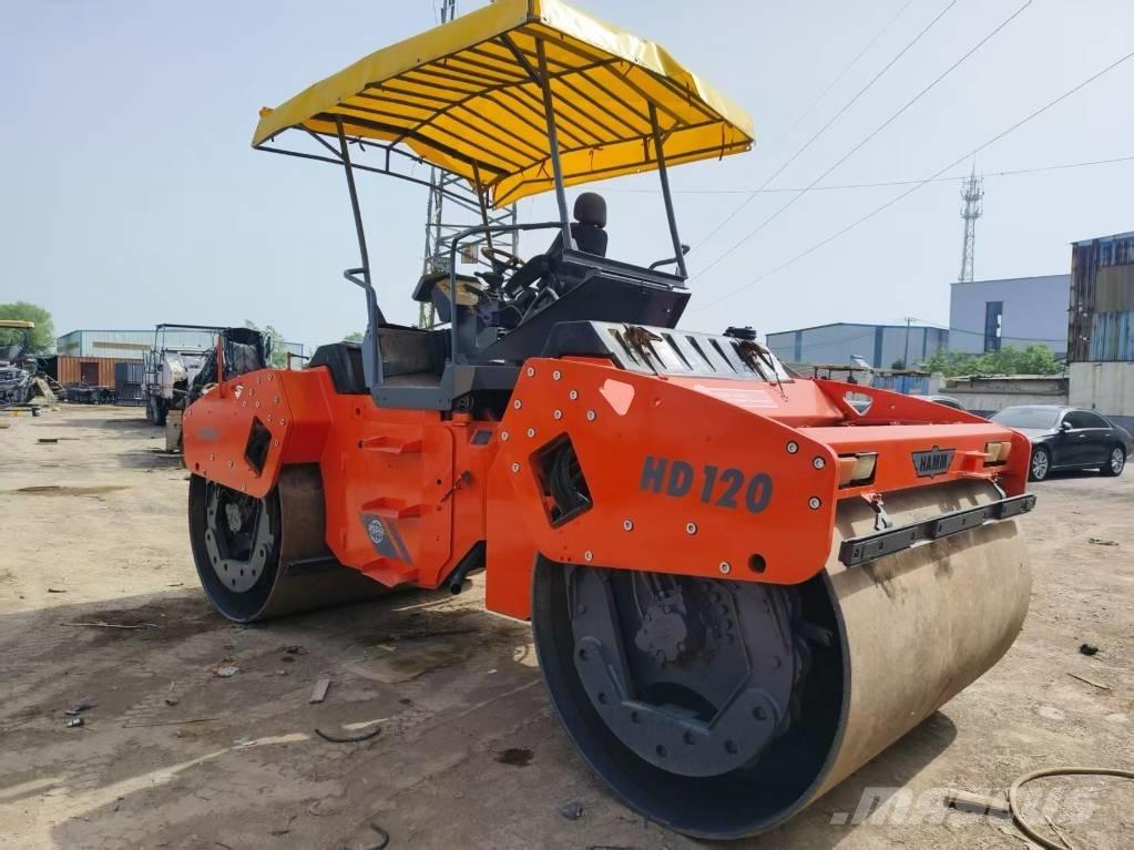 Hamm HD 120 مداحل ثنائية الاسطوانة