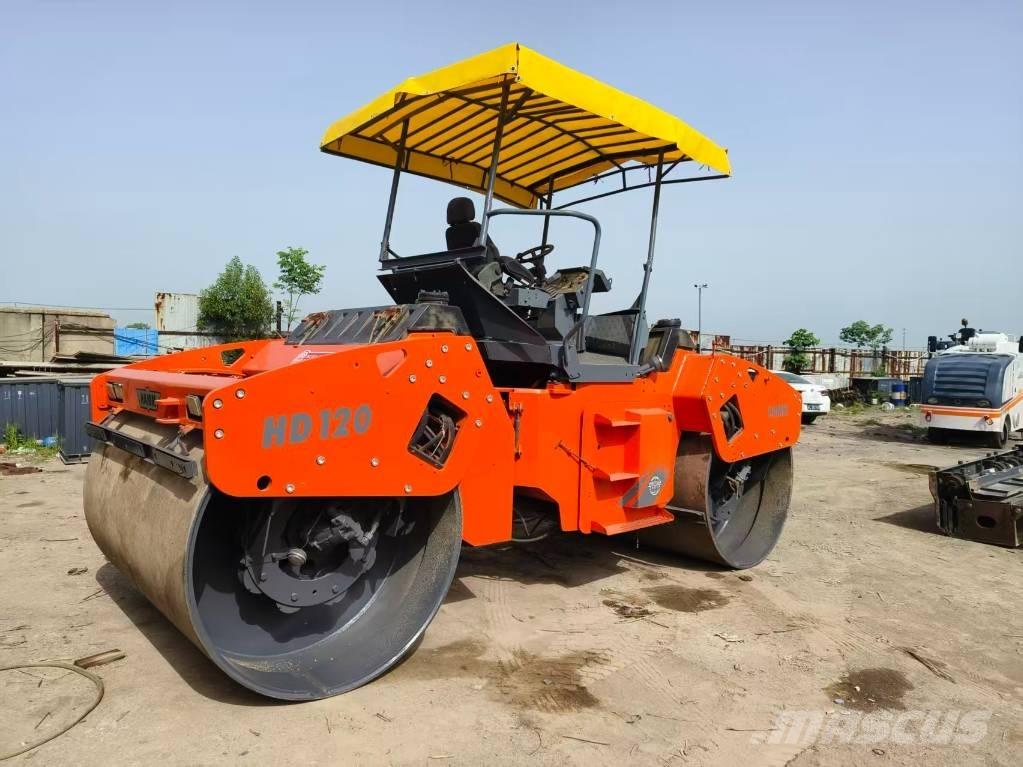 Hamm HD 120 مداحل ثنائية الاسطوانة