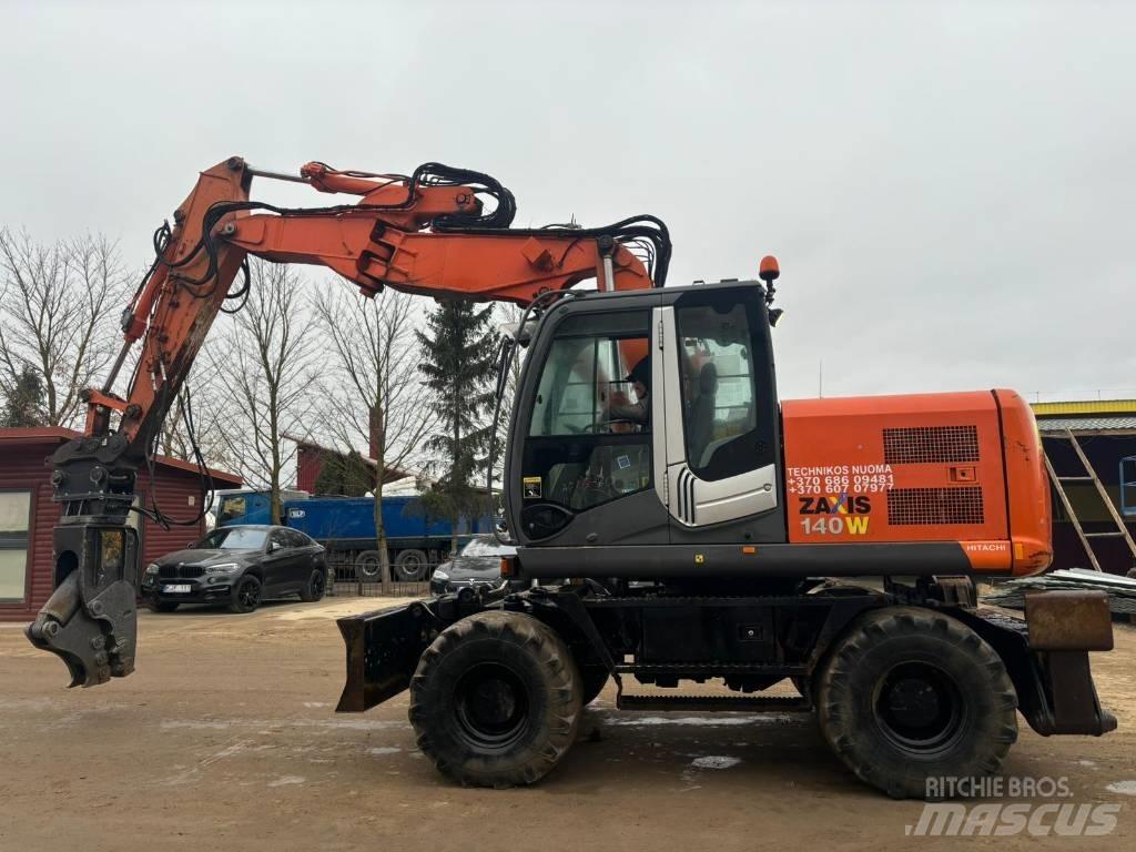 Hitachi ZX 140 W-3 حفارات بعجل