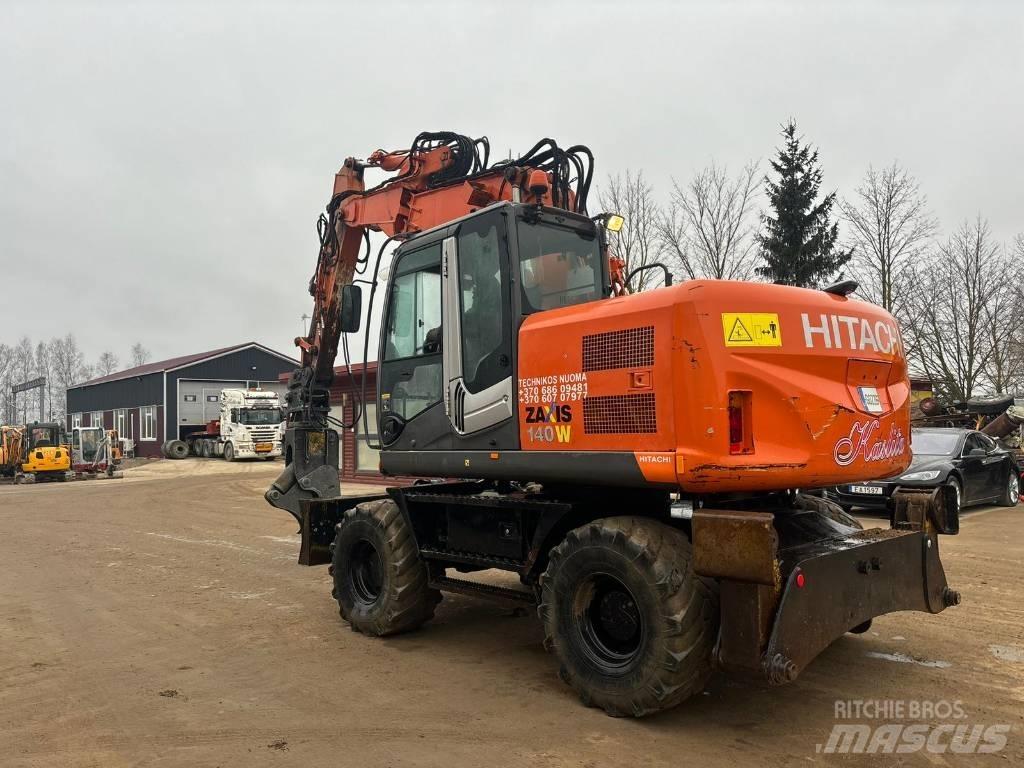 Hitachi ZX 140 W-3 حفارات بعجل