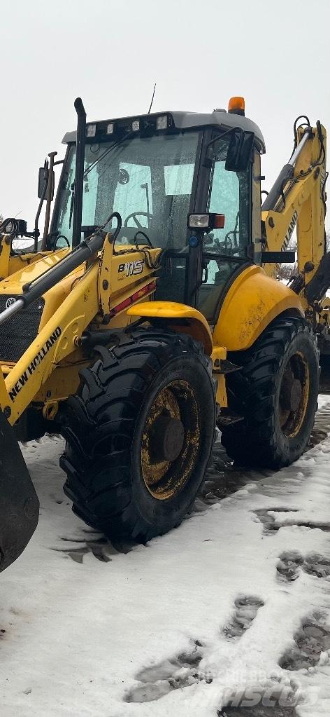 New Holland B115 لوادر ذات جرافات عكسية