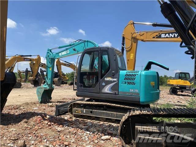 Kobelco SK75 حفارات صغيرة أقل من 7 طن (حفارات صغيرة)