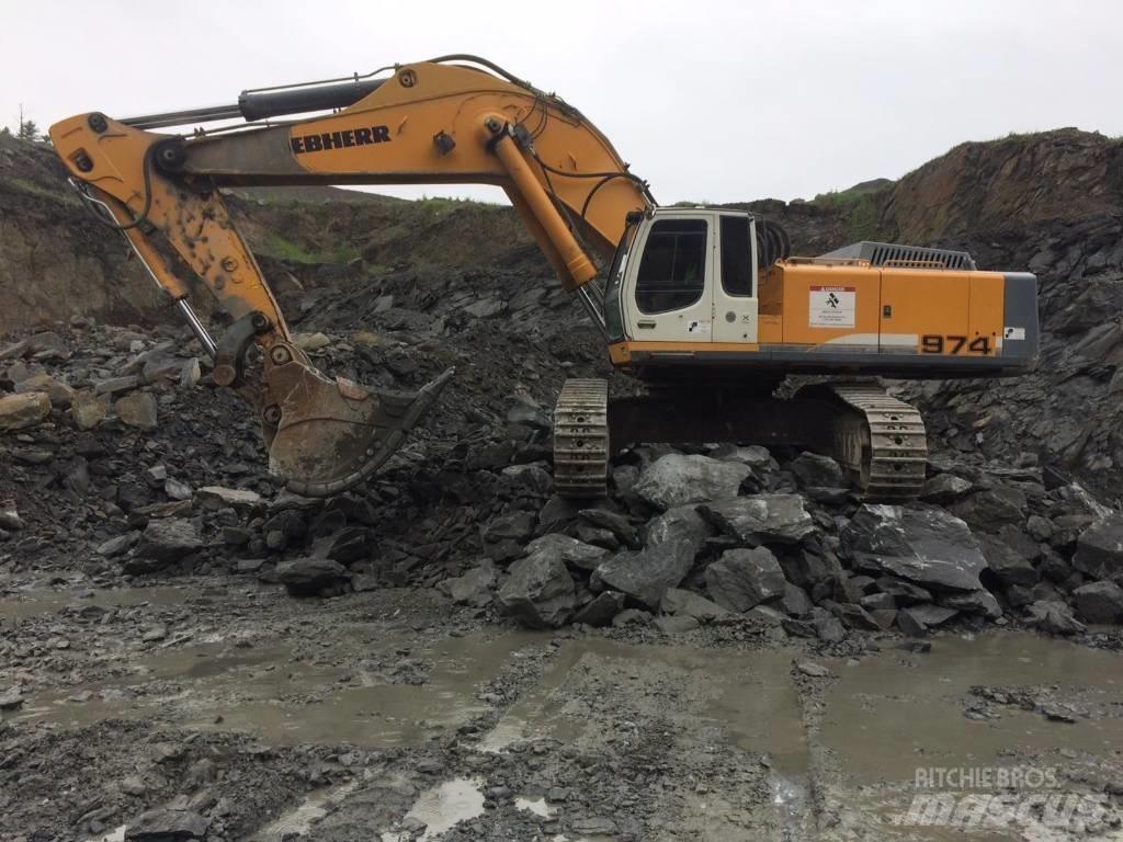 Liebherr R 974 C حفارات زحافة