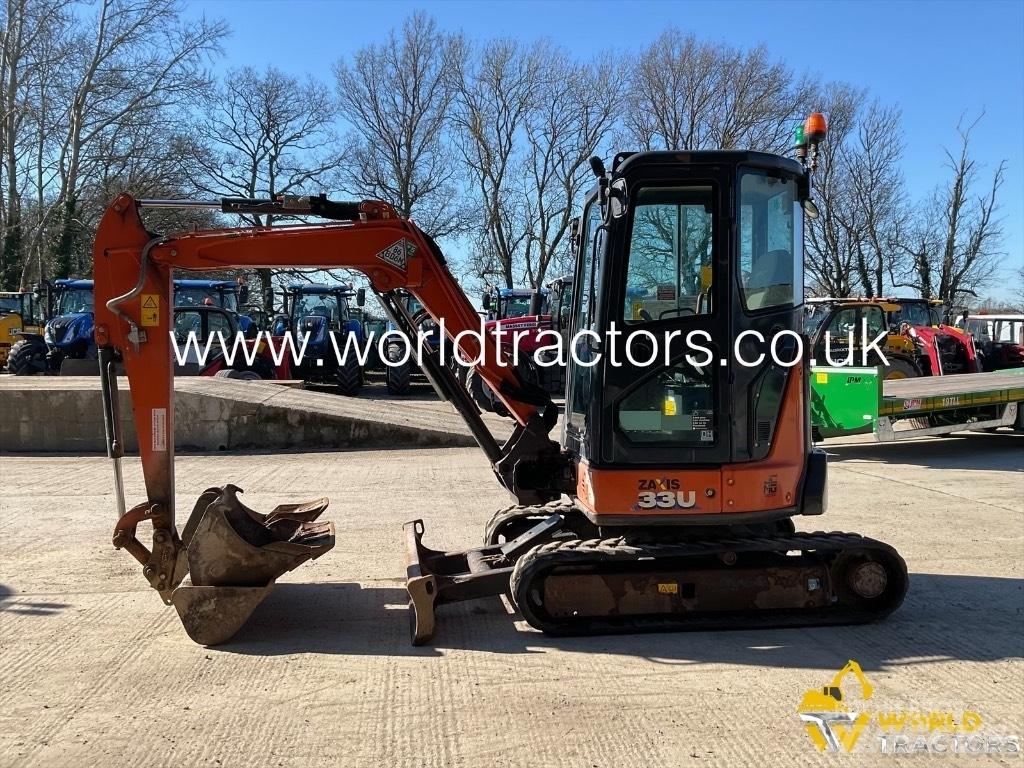 Hitachi ZX 33 U حفارات صغيرة أقل من 7 طن (حفارات صغيرة)