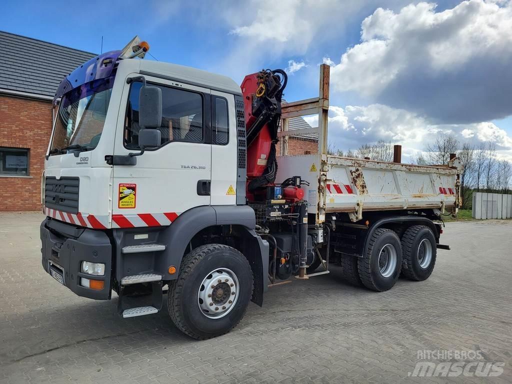 MAN TGA 26.310 شاحنات قلابة