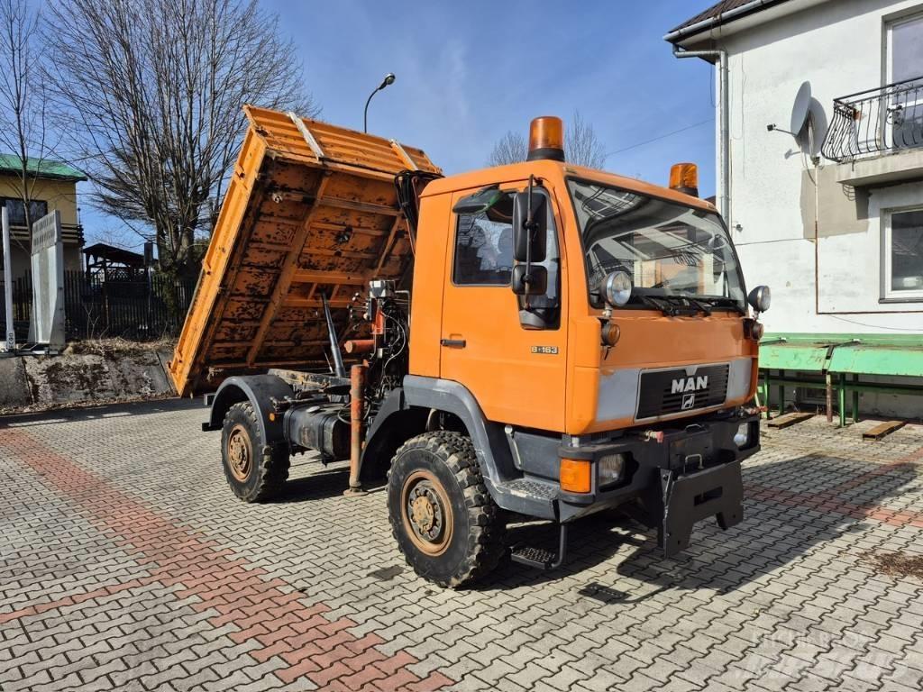 MAN 8 163 Wywrotka شاحنات قلابة