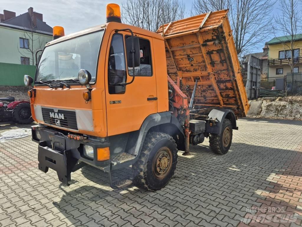 MAN 8 163 Wywrotka شاحنات قلابة