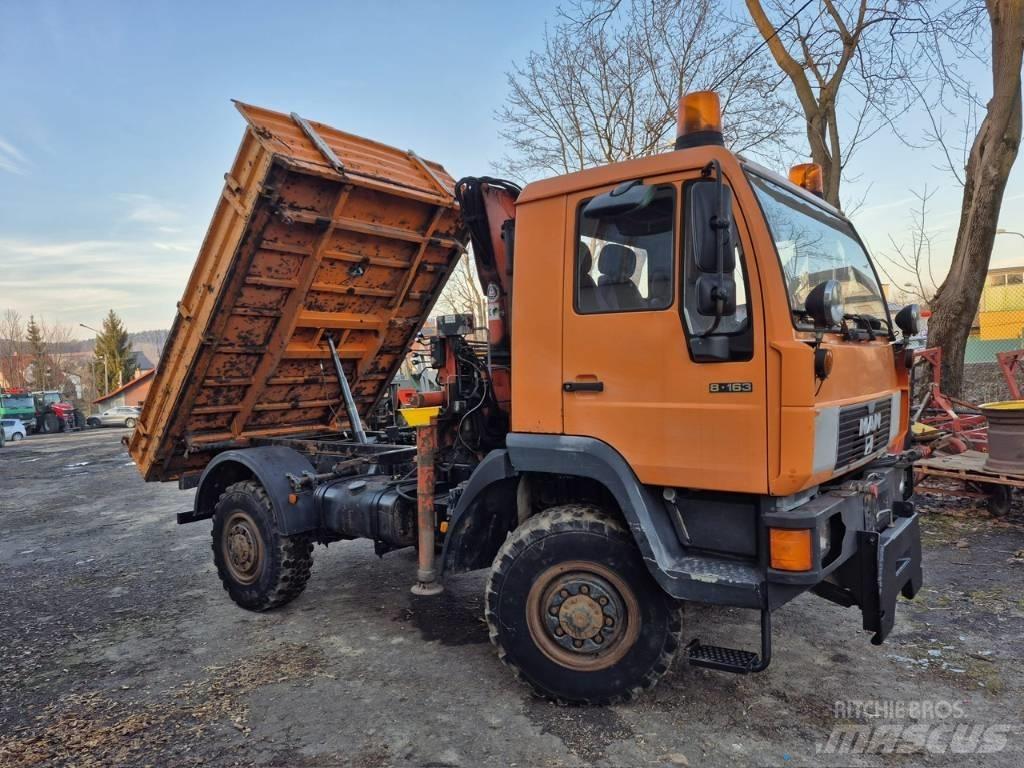 MAN 8 163 Wywrotka شاحنات قلابة