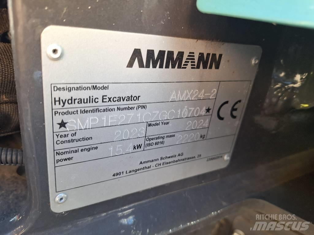 Ammann AMX24-2 حفارات صغيرة أقل من 7 طن (حفارات صغيرة)