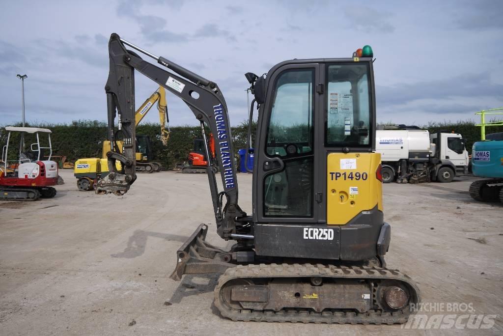 Volvo ECR 25 D حفارات صغيرة أقل من 7 طن (حفارات صغيرة)