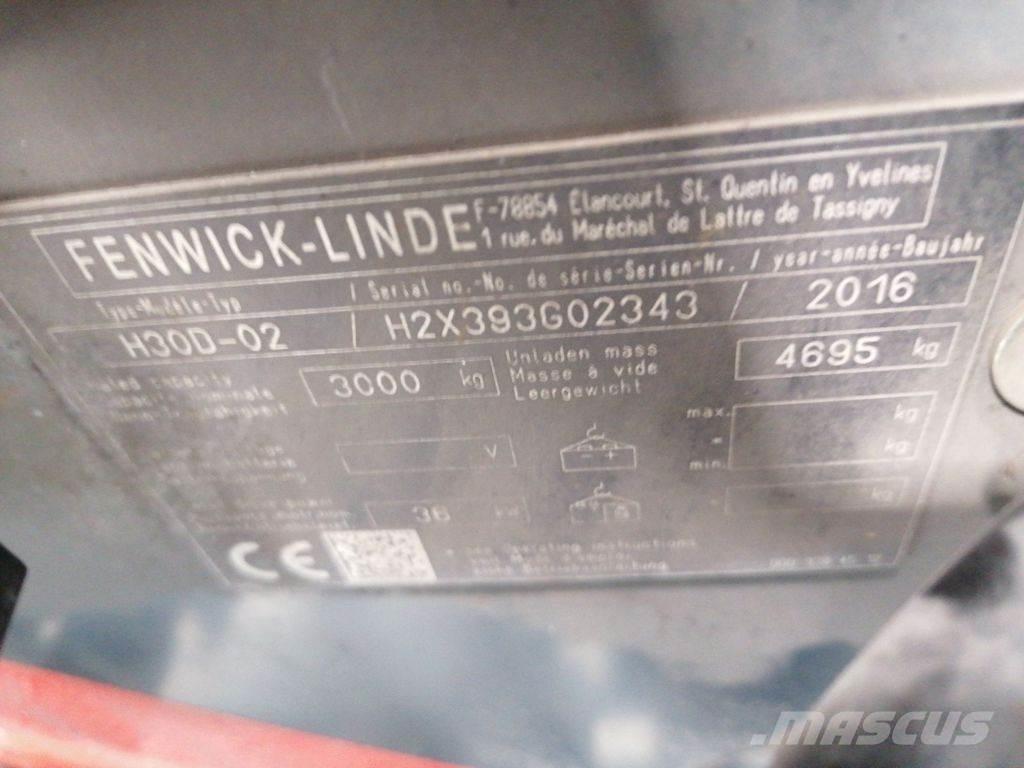 Linde H30D-02 شاحنات الديزل