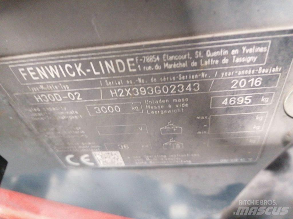 Linde H30D-02 شاحنات الديزل