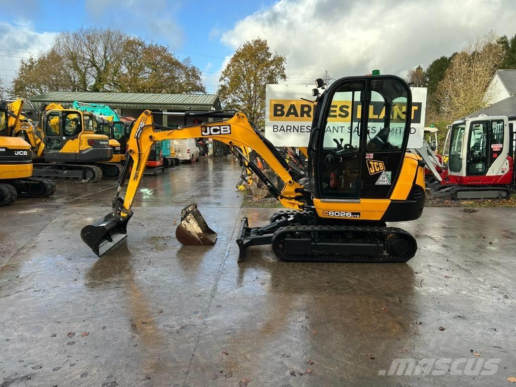 JCB 8026 CTS حفارات صغيرة أقل من 7 طن (حفارات صغيرة)