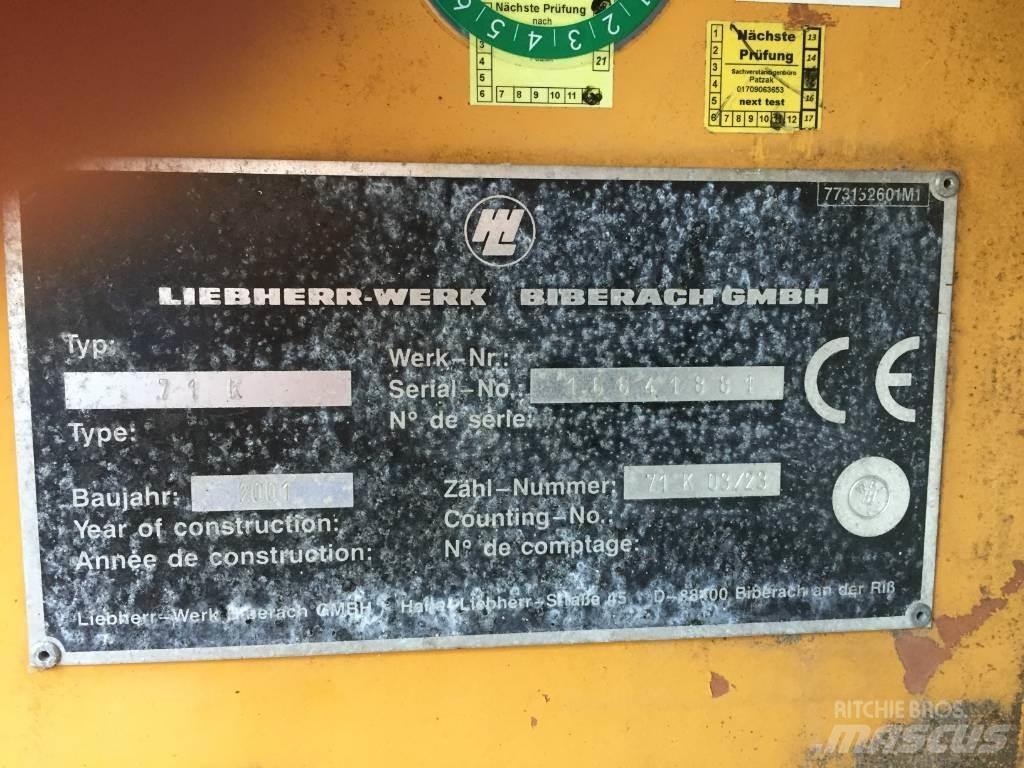 Liebherr 71 K رافعات برجية