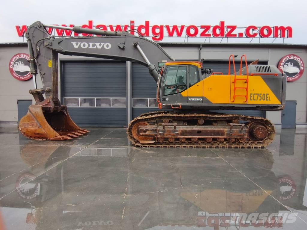 Volvo EC750EL حفارات زحافة